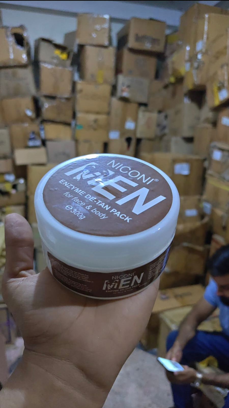 Niconi Men Enzyme De Tan Pack For Face And Body 300g Best Quality Skincare Solution