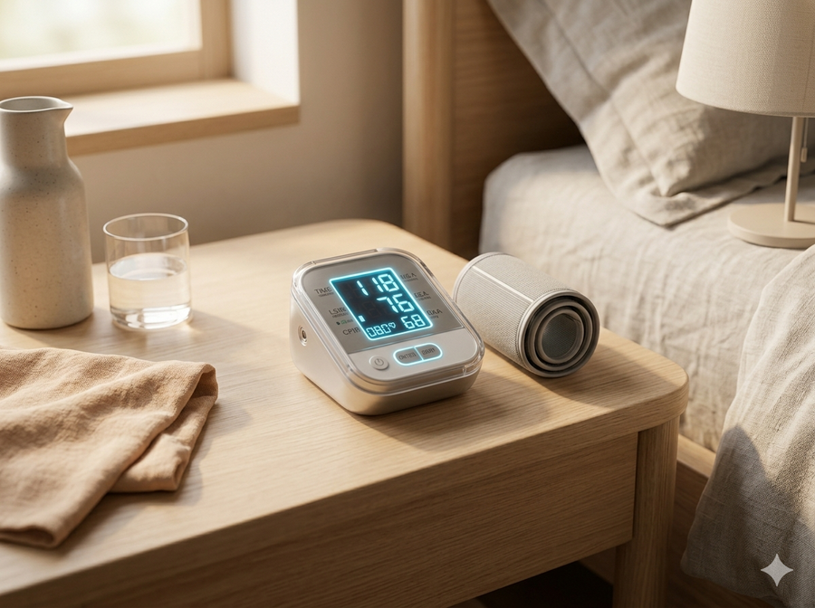 Digital Blood Pressure Monitor | Upper Arm Automatic BP Machine with Large LCD Display, Memory Storage & Voice Function - Feature 3