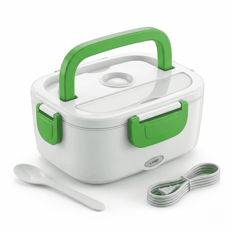 Portable Electric Heating Lunch Box with Leak-Proof Design & Soup Tray - Feature 3
